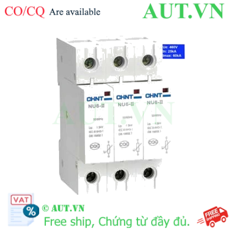 Ảnh của Thiết bị chống sét CHINT NU6-II 60kA/460V 3P 