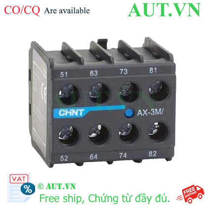 Ảnh của Tiếp điểm phụ cho công tắc tơ dòng NXC CHINT AX-3M/02 