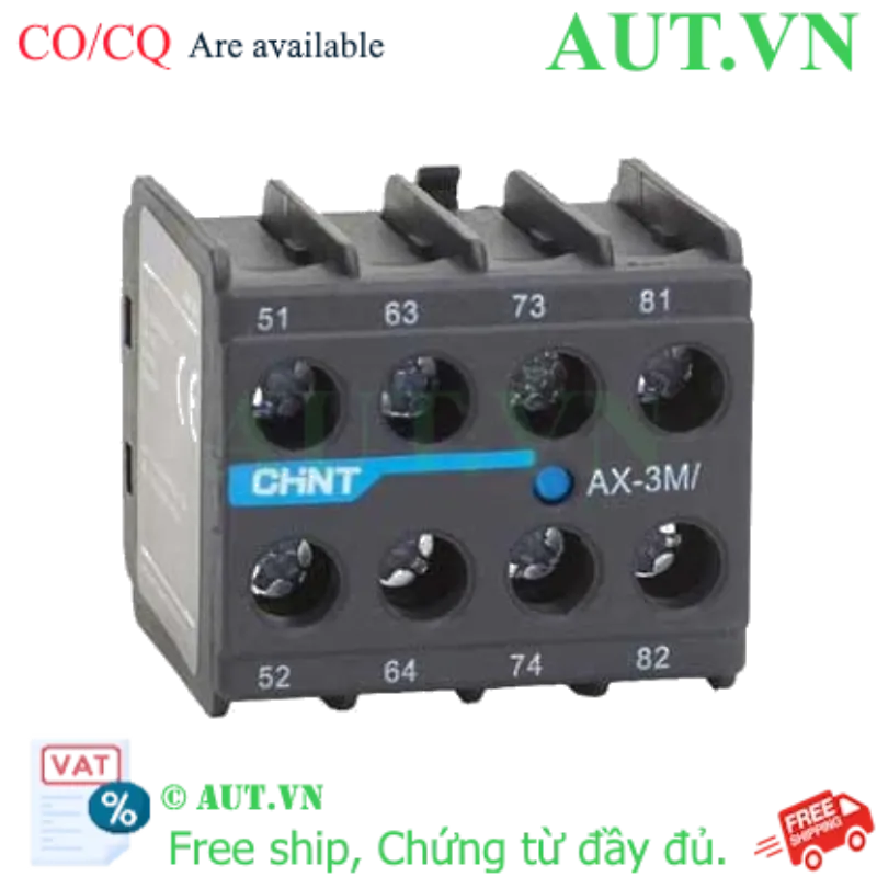 Ảnh của Tiếp điểm phụ cho công tắc tơ dòng NXC CHINT AX-3M/02 