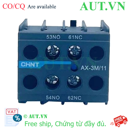 Ảnh của Tiếp điểm phụ cho công tắc tơ dòng NXC CHINT AX-3M/11 
