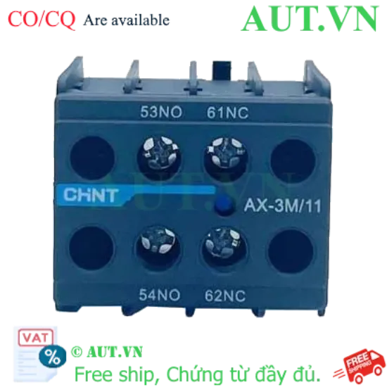Ảnh của Tiếp điểm phụ cho công tắc tơ dòng NXC CHINT AX-3M/11 