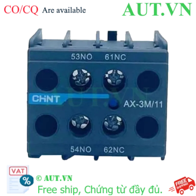 Ảnh của Tiếp điểm phụ cho công tắc tơ dòng NXC CHINT AX-3M/11 