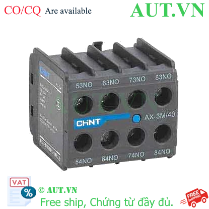Ảnh của Tiếp điểm phụ cho công tắc tơ dòng NXC CHINT AX-3M/40 