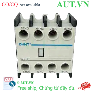 Ảnh của Tiếp điểm phụ cho công tắc tơ NC2 CHINT F4-22 