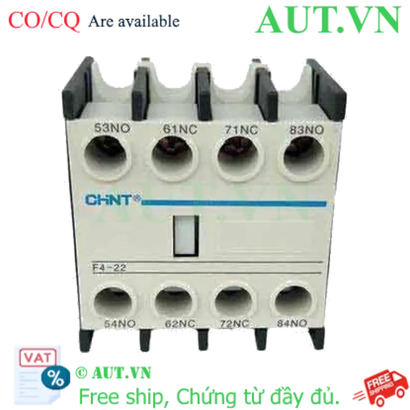 Ảnh của Tiếp điểm phụ cho công tắc tơ NC2 CHINT F4-22 