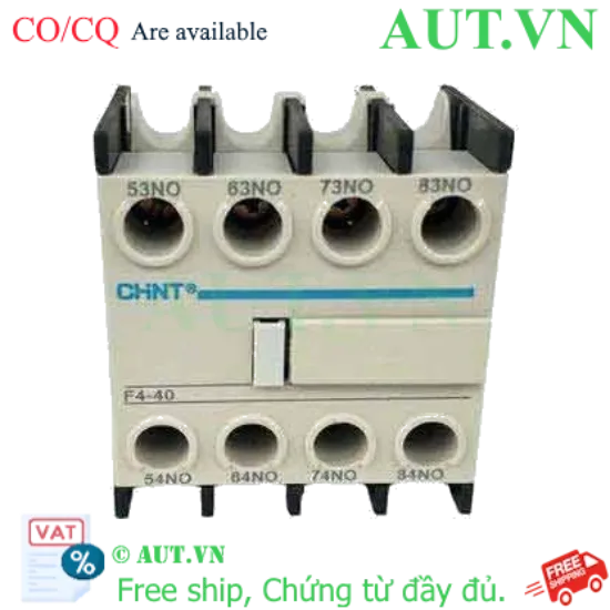 Ảnh của Tiếp điểm phụ cho công tắc tơ NC2 CHINT F4-40 