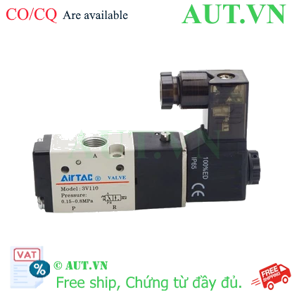 Ảnh của Van điện từ 3 cổng 1/4″ NPT Airtac 3V210-08