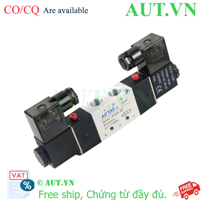 Ảnh của Van điện từ 5 cổng 1/4″ NPT Airtac 4V330P-08