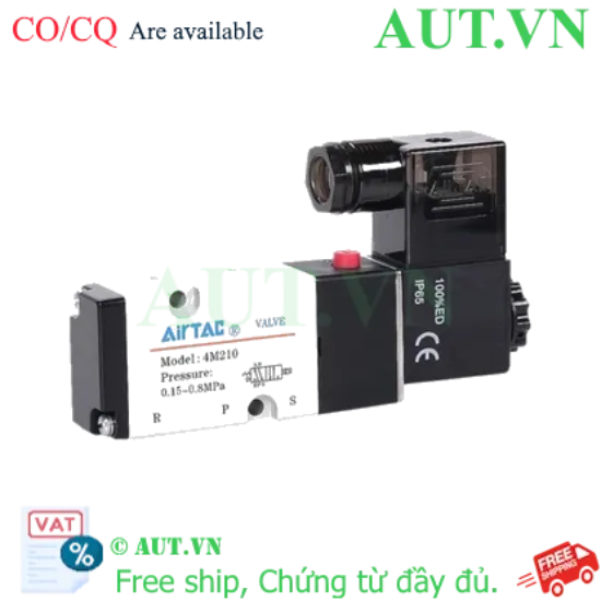 Ảnh của Van điện từ 5 cổng 1/8″ NPT Airtac 4M110-06