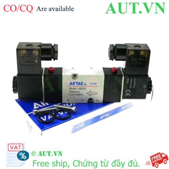 Ảnh của Van điện từ 5 cổng 1/8″ NPT Airtac 4M120-06