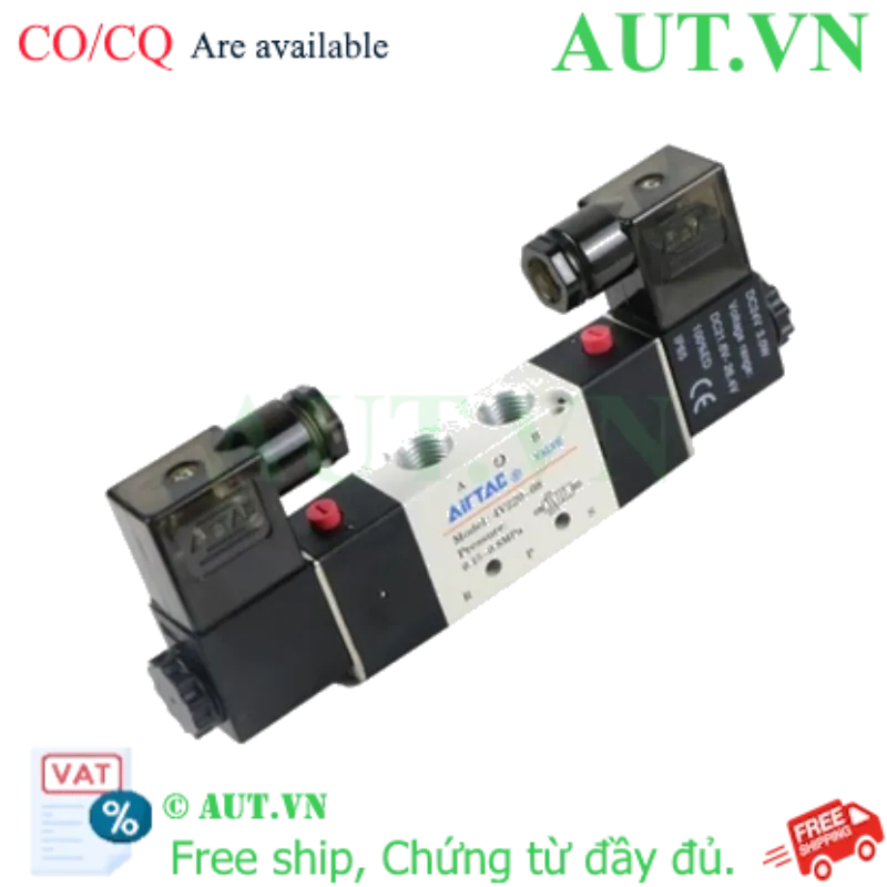 Ảnh của Van điện từ 5 cổng 3/8″ NPT Airtac 4V330C-10