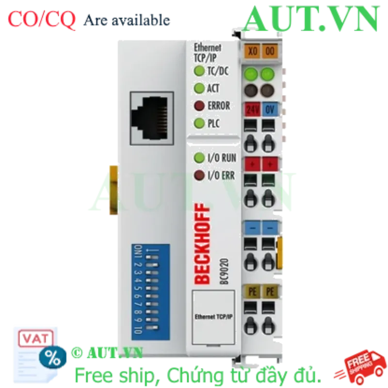 Ảnh của Bộ điều khiển Ethernet TCP/IP Economy plus Beckhoff BC9020