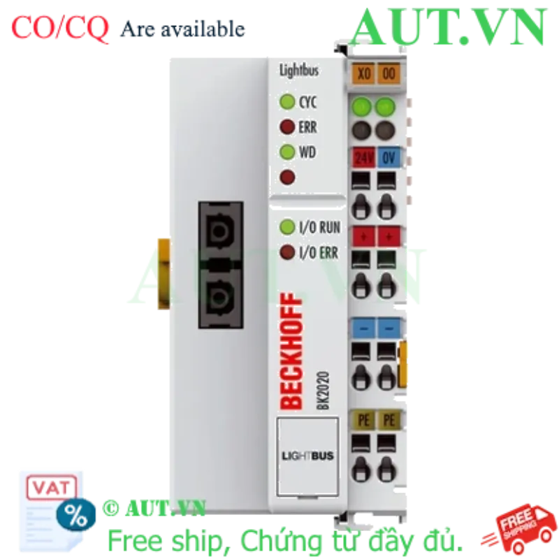 Ảnh của Bộ kết nối Lightbus Economy plus Bus Coupler Beckhoff BK2020