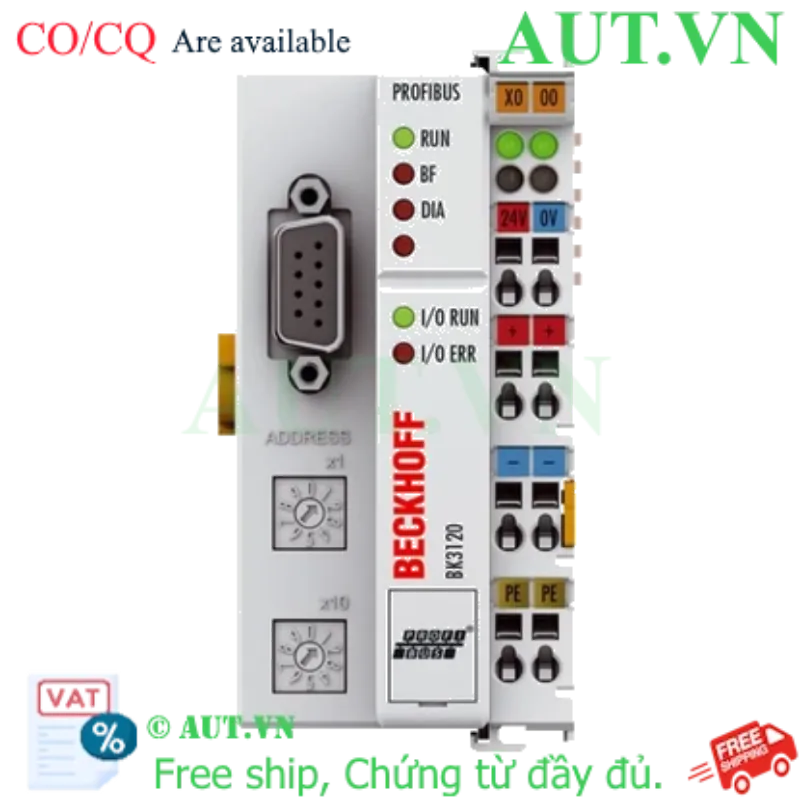 Ảnh của Bộ kết nối PROFIBUS Economy plus Bus Coupler Beckhoff BK3120