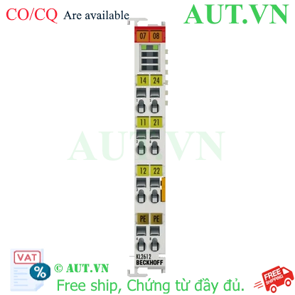 Ảnh của Bus terminal 2 kênh relay output 125VAC 0.5A Beckhoff KL2612