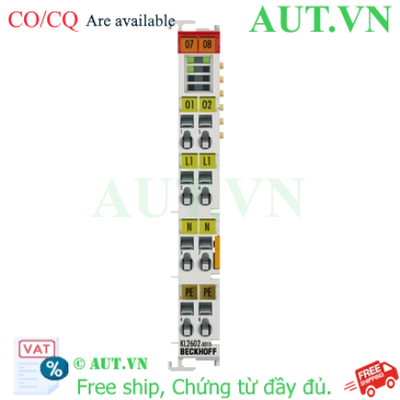 Ảnh của Bus terminal 2 kênh relay output 230VAC 5A Beckhoff KL2602-0010