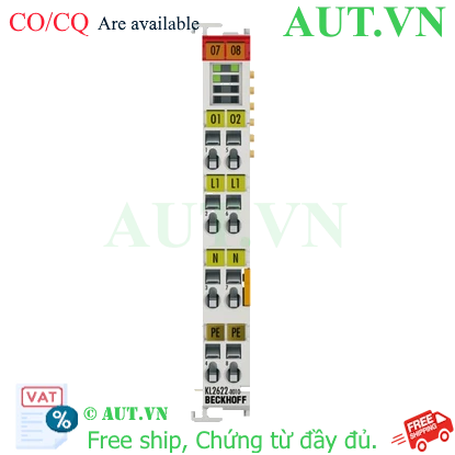 Ảnh của Bus terminal 2 kênh relay output 230VAC 5A Beckhoff KL2622-0010