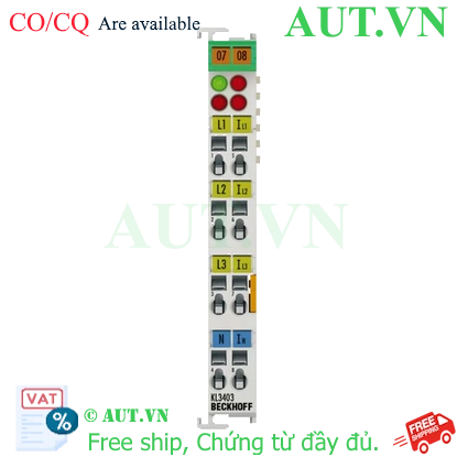 Ảnh của Cầu nối tín hiệu tương tự ngõ vào Beckhoff KL3403