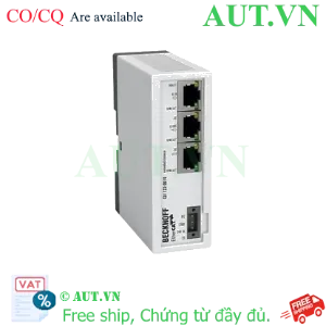 Ảnh của CU1123-0010 | Infrastructure, 3-port junction, EtherCAT, 100 Mbit/s, 24 V DC, RJ45, Extended Distance