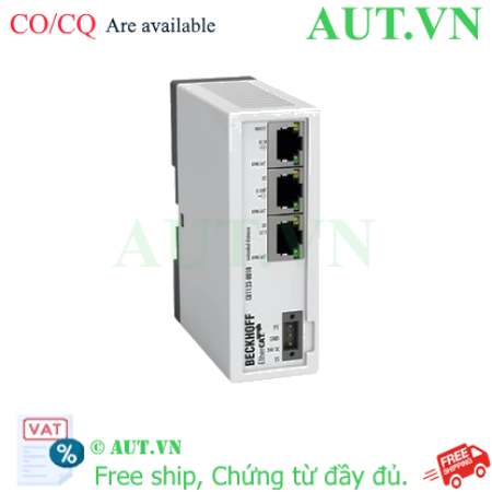 Ảnh của CU1123-0010 | Infrastructure, 3-port junction, EtherCAT, 100 Mbit/s, 24 V DC, RJ45, Extended Distance