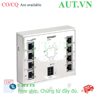 Ảnh của Beckhoff CU1128 | Bộ Chia EtherCAT 8 Cổng, Tốc Độ 100 Mbit/s, Bền Bỉ Công Nghiệp