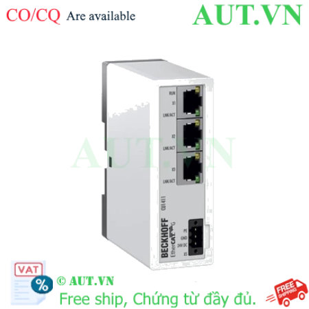 Ảnh của CU1411 | Infrastructure, 1-port branch controller, EtherCAT G, 24 V DC, RJ45