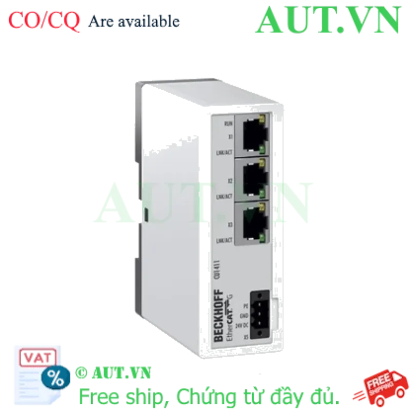 Ảnh của CU1411 | Infrastructure, 1-port branch controller, EtherCAT G, 24 V DC, RJ45