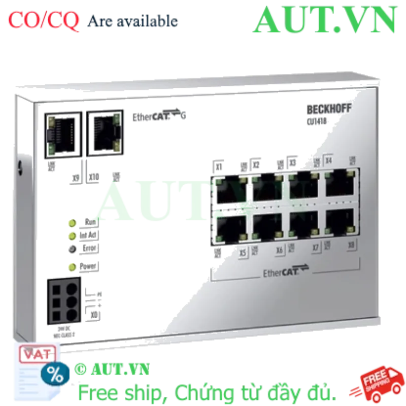 Ảnh của CU1418 | Infrastructure, 8-port branch controller, EtherCAT G, 24 V DC, RJ45