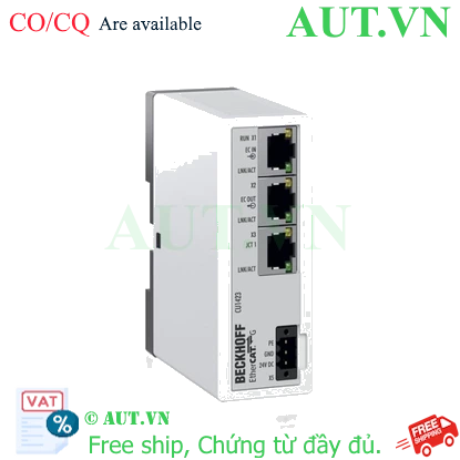 Ảnh của CU1423 | Infrastructure, 3-port junction, EtherCAT G, 1 Gbit/s, 24 V DC, RJ45