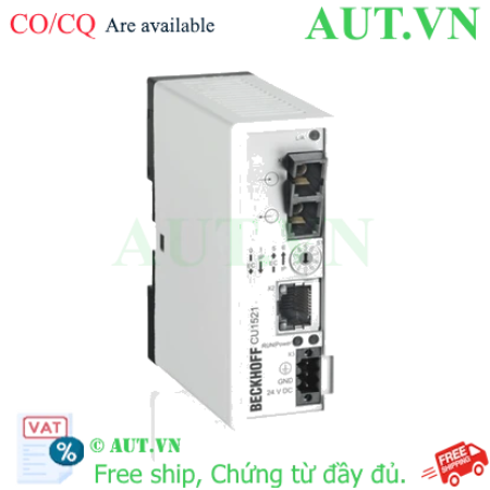 Ảnh của CU1521 | Infrastructure, media converter, Ethernet/EtherCAT, 100 Mbit/s, 24 V DC, LWL multimode