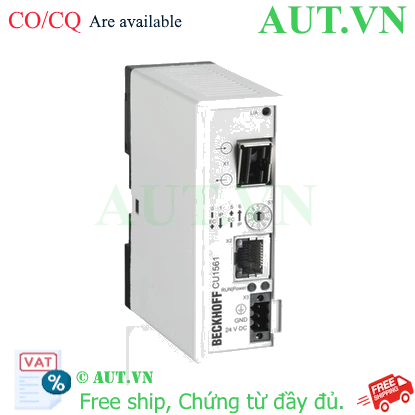 Ảnh của CU1561 | Infrastructure, media converter, Ethernet/EtherCAT, 100 Mbit/s, 24 V DC, LWL POF