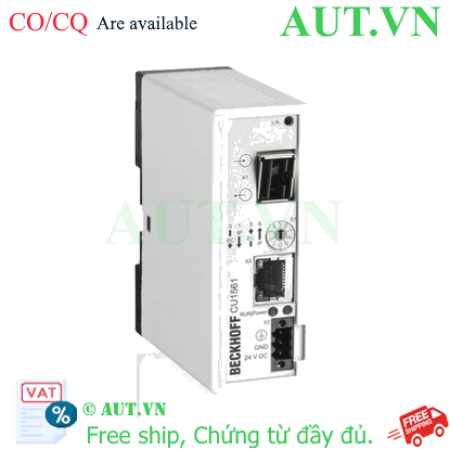 Ảnh của CU1561 | Infrastructure, media converter, Ethernet/EtherCAT, 100 Mbit/s, 24 V DC, LWL POF