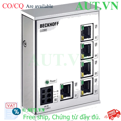 Ảnh của CU2005 | Infrastructure, 5-port switch, Ethernet, 100 Mbit/s, 24 V DC, RJ45