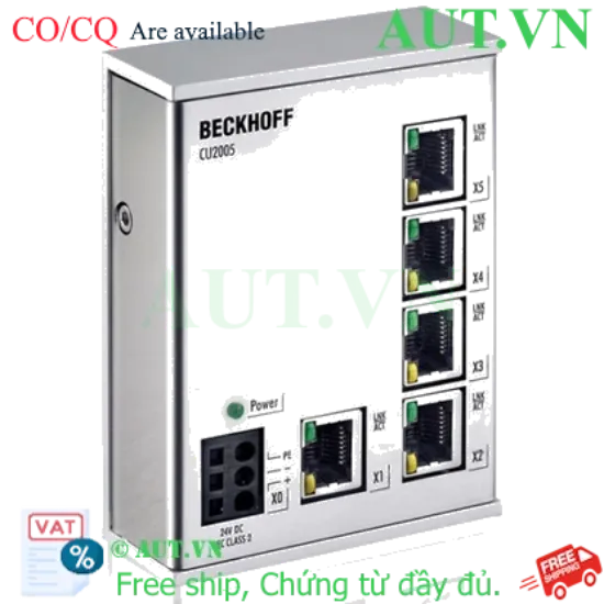 Ảnh của CU2005 | Infrastructure, 5-port switch, Ethernet, 100 Mbit/s, 24 V DC, RJ45
