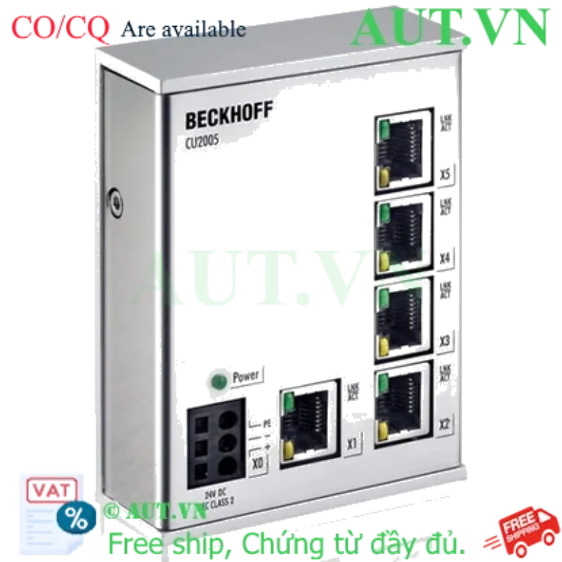 Ảnh của CU2005 | Infrastructure, 5-port switch, Ethernet, 100 Mbit/s, 24 V DC, RJ45