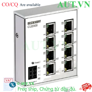 Ảnh của CU2008 | Infrastructure, 8-port switch, Ethernet, 100 Mbit/s, 24 V DC, RJ45
