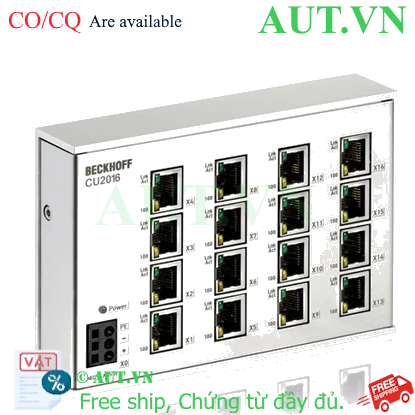 Ảnh của CU2016 | Infrastructure, 16-port switch, Ethernet, 100 Mbit/s, 24 V DC, RJ45