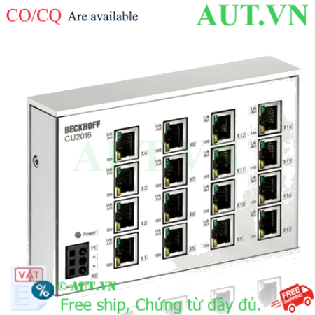Ảnh của CU2016 | Infrastructure, 16-port switch, Ethernet, 100 Mbit/s, 24 V DC, RJ45