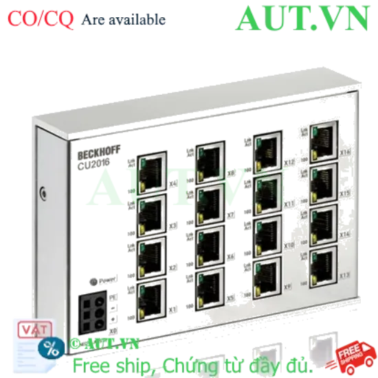 Ảnh của CU2016 | Infrastructure, 16-port switch, Ethernet, 100 Mbit/s, 24 V DC, RJ45
