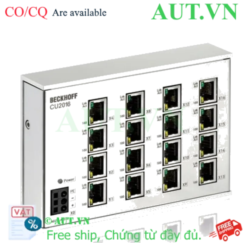 Ảnh của CU2016 | Infrastructure, 16-port switch, Ethernet, 100 Mbit/s, 24 V DC, RJ45