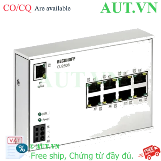 Ảnh của CU2508 | Infrastructure, 8-port port multiplier, Ethernet, 24 V DC, RJ45