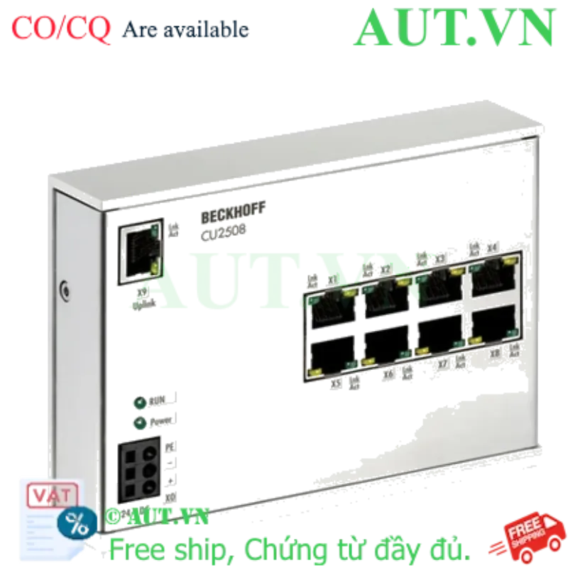 Ảnh của CU2508 | Infrastructure, 8-port port multiplier, Ethernet, 24 V DC, RJ45