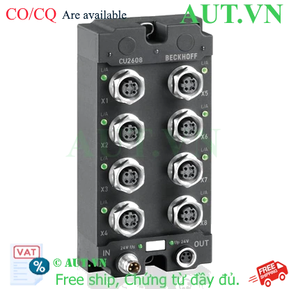 Ảnh của CU2608 | Infrastructure, 8-port switch, Ethernet, 100 Mbit/s, 24 V DC, M12