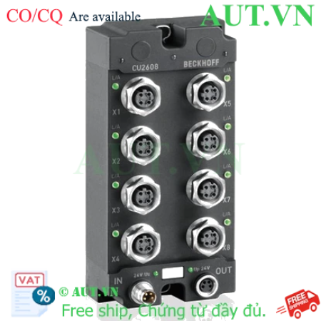 Ảnh của CU2608 | Infrastructure, 8-port switch, Ethernet, 100 Mbit/s, 24 V DC, M12