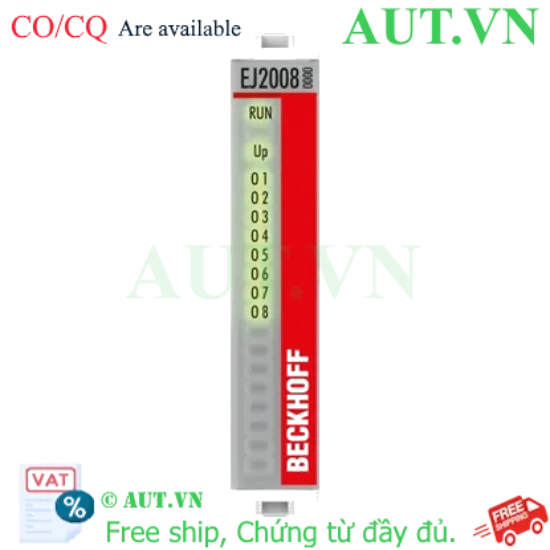 Ảnh của EJ2008 | EtherCAT plug-in module, 8-channel digital output, 24 V DC, 0.5 A