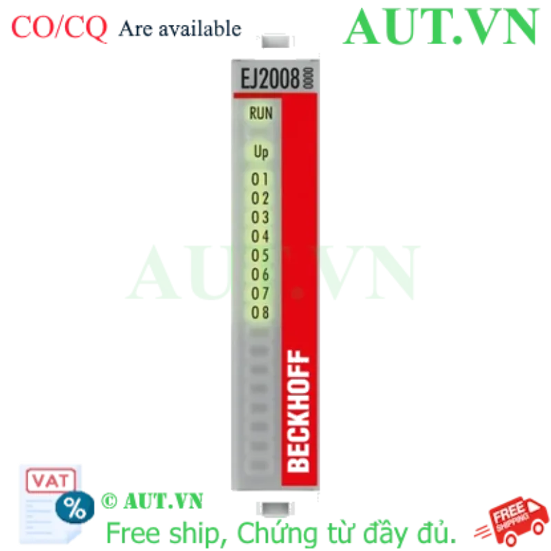 Ảnh của EJ2008 | EtherCAT plug-in module, 8-channel digital output, 24 V DC, 0.5 A