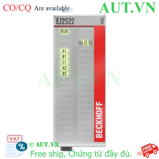 Ảnh của EJ2522 | EtherCAT plug-in module, 2-channel pulse train output, incr. enc. simulation, RS422, 50 mA