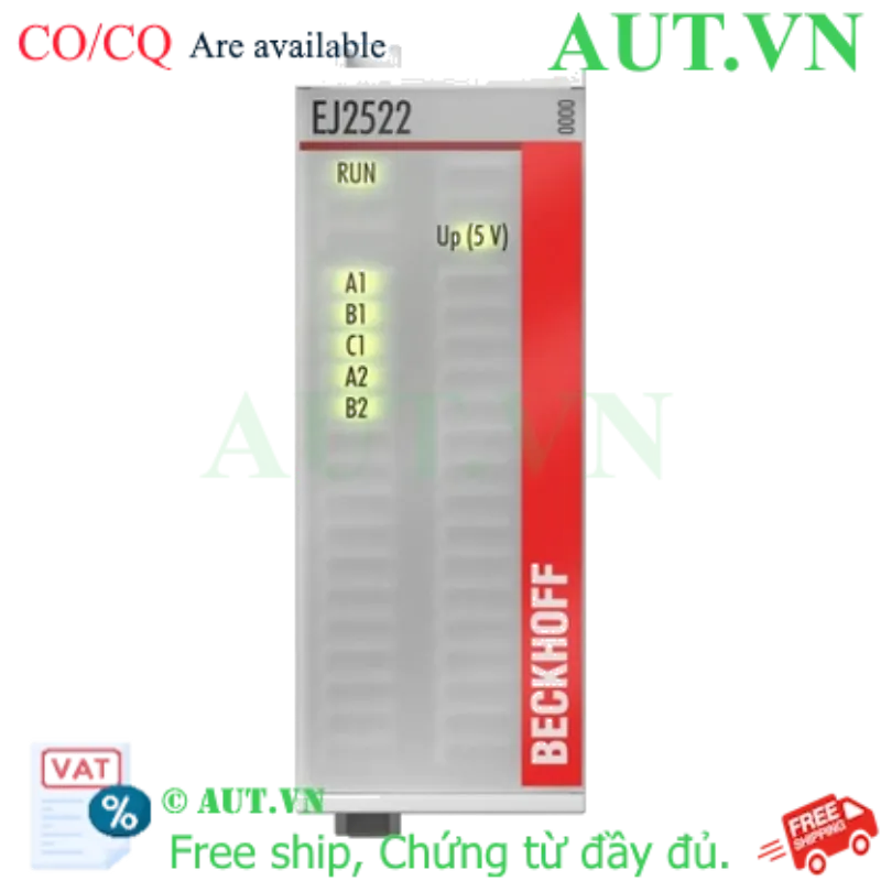 Ảnh của EJ2522 | EtherCAT plug-in module, 2-channel pulse train output, incr. enc. simulation, RS422, 50 mA