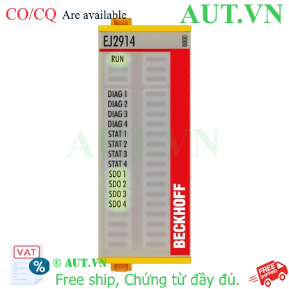 Ảnh của EJ2914 | EtherCAT plug-in module, 4-channel digital output, 24 V DC, 0.5 A, TwinSAFE, TwinSAFE Logic