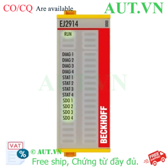 Ảnh của EJ2914 | EtherCAT plug-in module, 4-channel digital output, 24 V DC, 0.5 A, TwinSAFE, TwinSAFE Logic